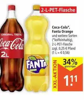 Marktkauf Coca-cola Fanta Orange Angebot