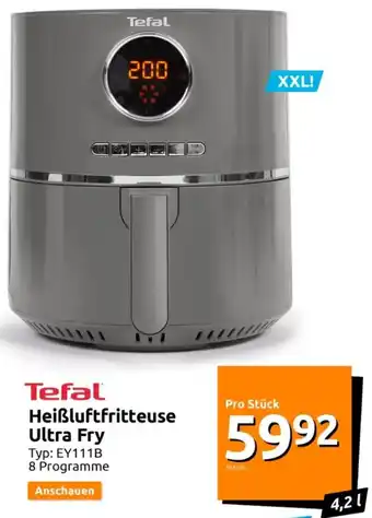 Action Tefal Heißluftfritteuse Ultra Fry 4,2 L Angebot