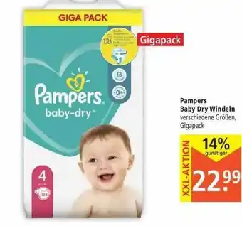 Marktkauf Pampers Baby Dry Windeln Angebot