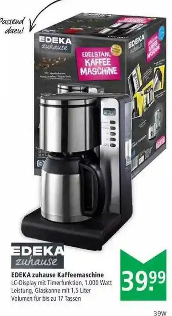 Marktkauf Edeka Zuhause Kaffeemaschine Angebot