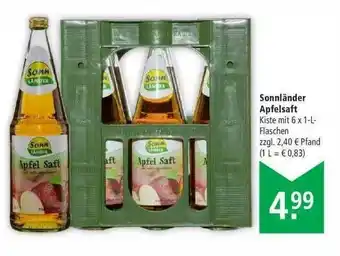 Marktkauf Sonnländer Apfelsaft Angebot