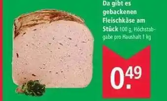 Marktkauf Da Gibt Es Gebackenen Fleischkäse Am Stück Angebot