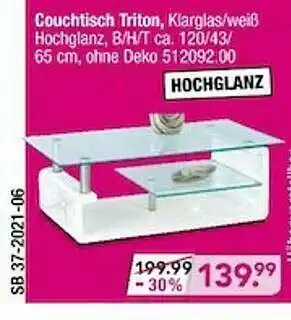 Möbel Boss Couchtisch Triton Angebot