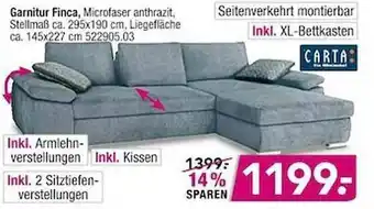 Möbel Boss Carta Garnitur Finca Angebot