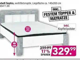 Möbel Boss Boxbett Sophia Angebot