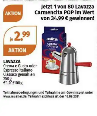 Müller Lavazza Angebot