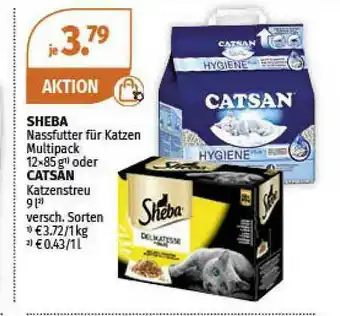 Müller Sheba Oder Catsan Angebot