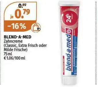 Müller Blend A Med Zahncreme Angebot