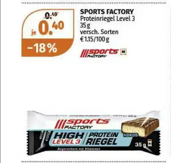 Müller Sports Factory Angebot