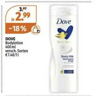 Müller Dove Bodylotion Angebot