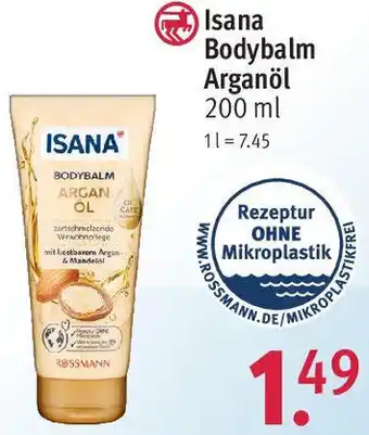 Rossmann Isana Bodybalm Arganöl 200 ml Angebot