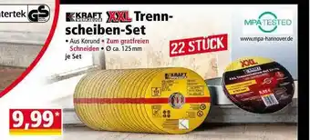 Norma Kraft XXL Trennscheiben-set Angebot