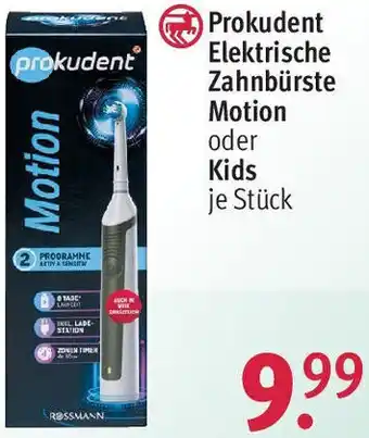 Rossmann Prokudent Elektrische Zahnbürste Motion oder Kids Angebot