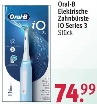 Rossmann Oral-B Elektrische Zahnbürste i0 Series 3 Angebot