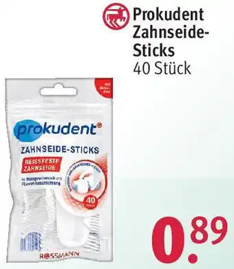 Rossmann Prokudent Zahnseide-Sticks 40 Stück Angebot