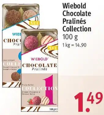 Rossmann Wiebold Chocolate Pralinés Collection 100 g Angebot