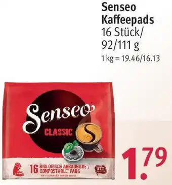 Rossmann Senseo Kaffeepads 16 Stück/ 92/111 g Angebot