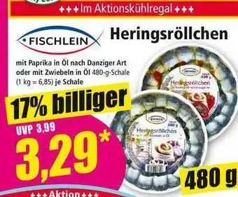 Norma Fischlein Heringsröllchen Angebot