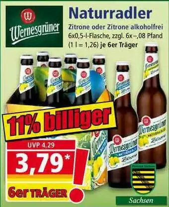 Norma Wernesgrüner Naturradler Angebot