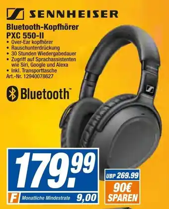 expert Techno Land Sennheiser Bluetooth Kopfhörer PXC 550-II Angebot