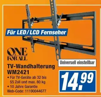 expert Octomedia TV Wandhalterung WM2421 Angebot