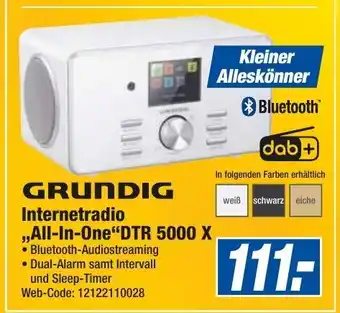 expert Octomedia Grundig Internetradio All in One DTR 5000 X Angebot