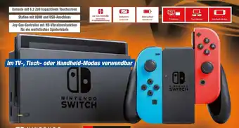 expert Octomedia Nintendo Switch Spielkonsole Switch Neon Rot/Neon Blau Angebot