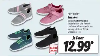 Lidl Pepperts Sneaker Angebot