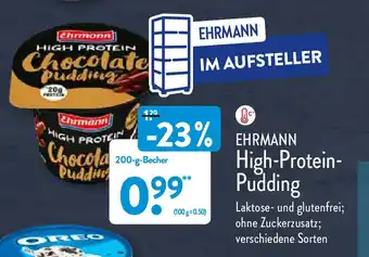 Aldi Nord Ehrmann High-Protein-Pudding 200g Becher Angebot