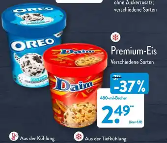 Aldi Nord Premium-Eis 480ml Becher Angebot