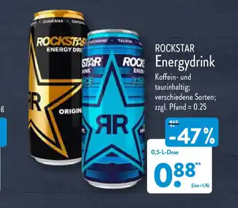 Aldi Nord Rockstar Energydrink 0,5L Dose Angebot