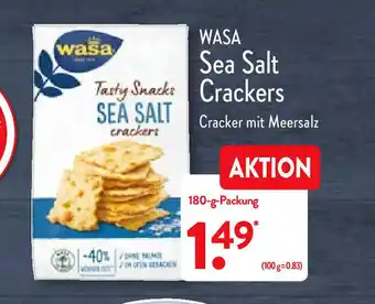 Aldi Nord Wasa Sea Salt Crackers 180g Packung Angebot