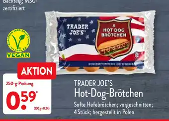 Aldi Nord Trader Joe's Hot-Dog Brotchen 250g Packung Angebot