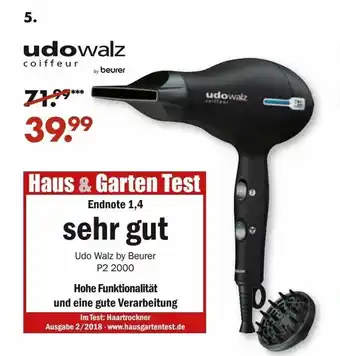 Galeria Udowalz Haartrockner P2 2000 Angebot