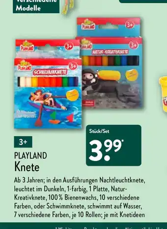 Aldi Nord Playland Knete per stuck/set Angebot