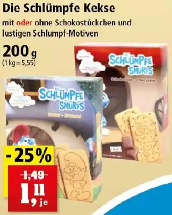 Thomas Philipps Die Schlümpfe Kekse 200 g Angebot