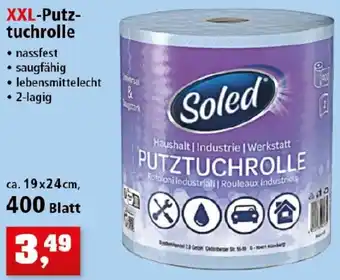 Thomas Philipps Soled XXL-Putztuchrolle 400 Blatt Angebot