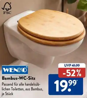 Aldi Süd WENKO Bambus-WC-Sitz Angebot