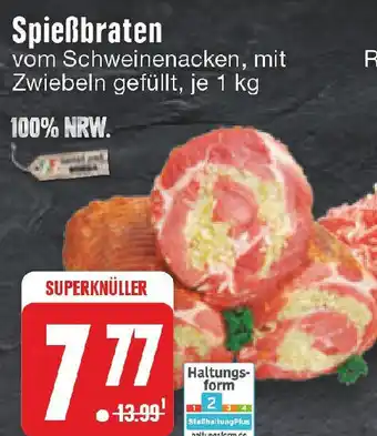 Edeka Spießbraten 1kg Angebot