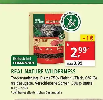 Fressnapf Real Nature Wilderness Angebot