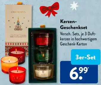 Aldi Süd Kerzen Geschenkset 3er-Set Angebot