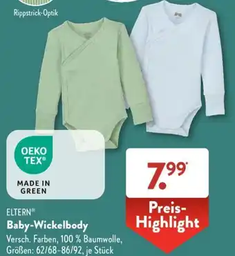 Aldi Süd ELTERN Baby-Wickelbody Angebot