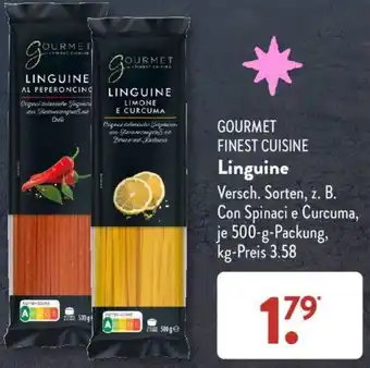 Aldi Süd GOURMET FINEST CUISINE Linguine 500 g Packung Angebot