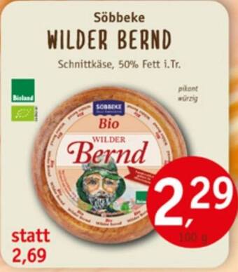 Erdkorn Biomarkt Söbbeke WILDER BERND 100g Angebot