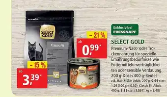 Fressnapf Select Gold Angebot