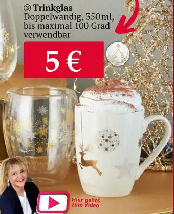 Woolworth Trinkglas Angebot