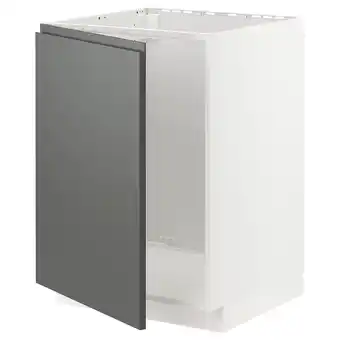 IKEA Metod unterschrank für spüle, weiß/voxtorp dunkelgrau, 60x60 cm Angebot