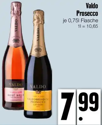 Edeka Xpress Valdo Prosecco 0,75 L Flasche Angebot