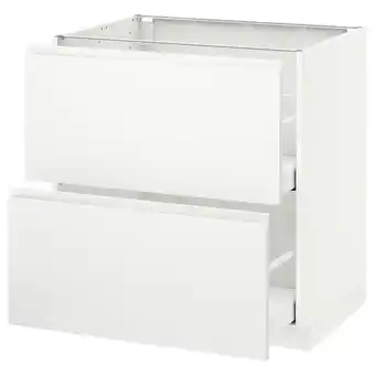 IKEA Metod / maximera uschr 2 fr/2 haho sch, weiß/voxtorp matt weiß, 80x60 cm Angebot