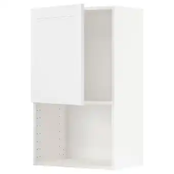 IKEA Metod wandschrank für mikrowellenherd, weiß/axstad matt weiß, 60x100 cm Angebot